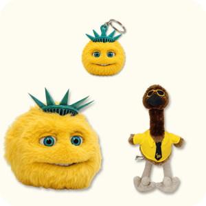 Liberty Biberty Plush Bundle 3PCS
