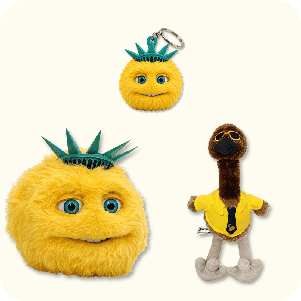 Liberty Biberty Plush Bundle 3PCS Liberty Biberty Plush Bundle 3PCS